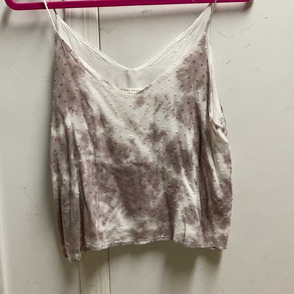 Tank top w spaghetti straps